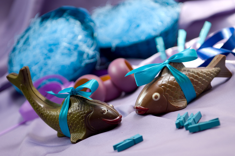 les poissons en chocolate pour les paques by Larysa Malaterre 