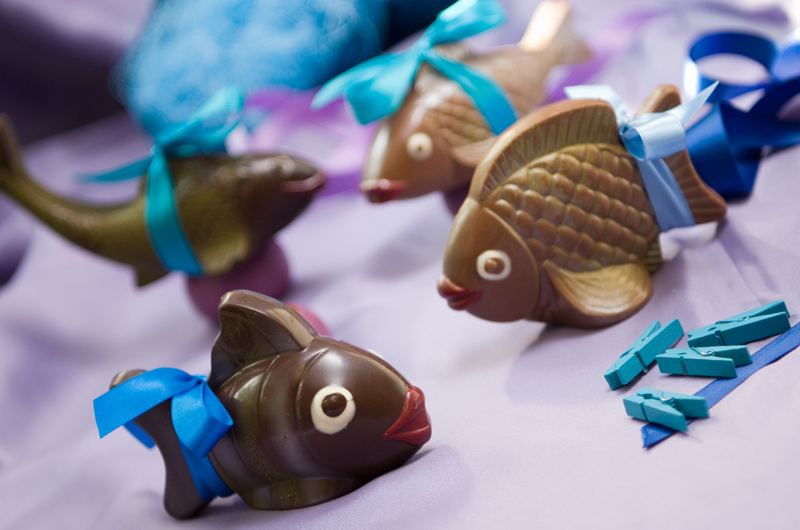 poissons en chocolate paques cadeaux photos by Larysa Malaterre 