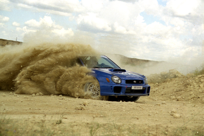 Subaru Impreza Rally Photo by Larysa Malaterre